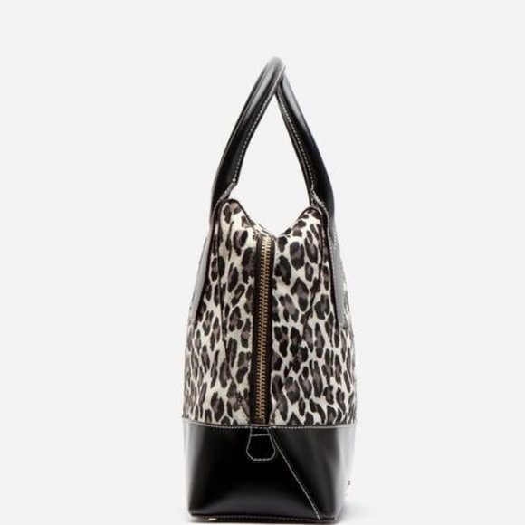 Frances Valentine Abby Tote Snow Leopard - Picture 4 of 8